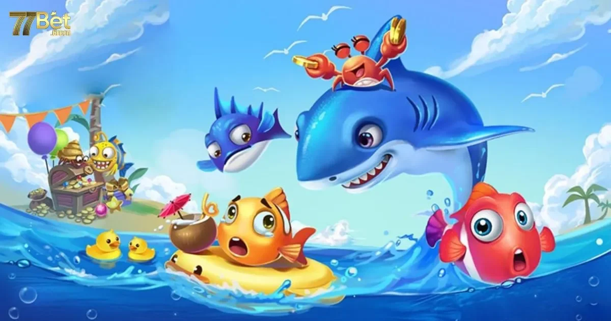 Bắn c&aacute; 3D 77bet: Giới thiệu tr&ograve; chơi v&agrave; c&aacute;ch chơi cơ bản