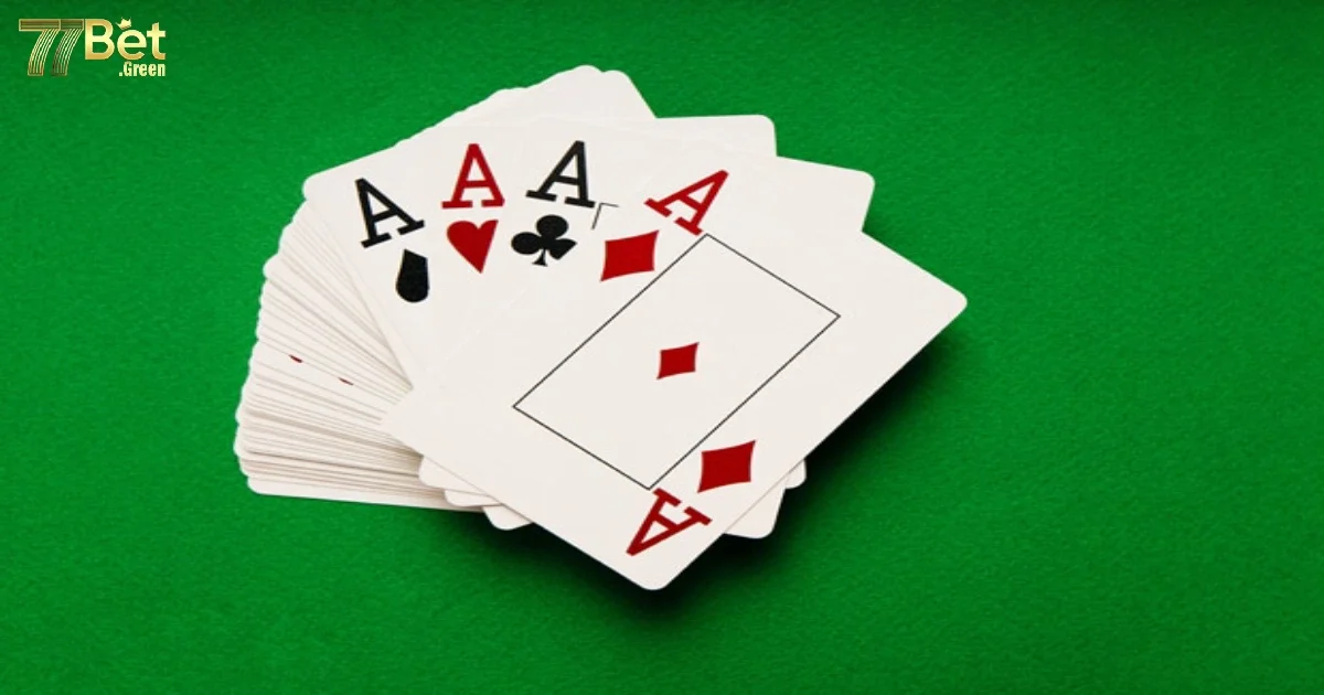 Giao diện tr&ograve; chơi T&uacute; lơ khơ tr&ecirc;n 77bet